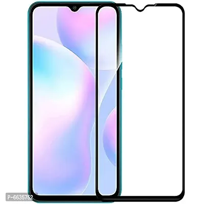 Premium 11D Tempered Glass for Redmi 9A Screen Guard Full HD Quality Edge to Edge Coverage-thumb0