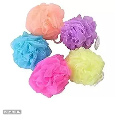 Body Scrubber Pack Of 5 Blue Pink Purple Yellow And Peach-thumb0