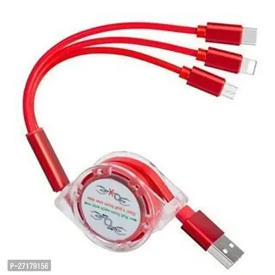 Usb Data Sync 3 In 1 Type-C Charging Cable-thumb0