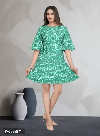 Women Stylish Heavy Crepe Dress