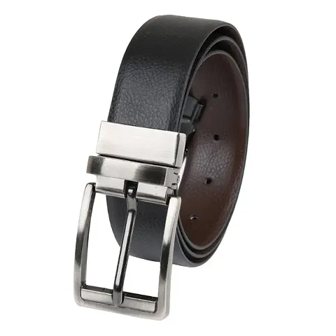 Men PU Leather Reversible Belts