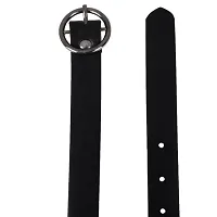 CANYON 44 Inch O-Ring Pin Buckle Belts for Women with Gift Box (Black Buckle)-thumb1