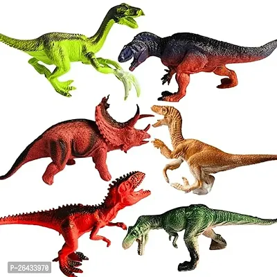New  6 Big Size Dinosaur Toy Action Figure Animal For Kids