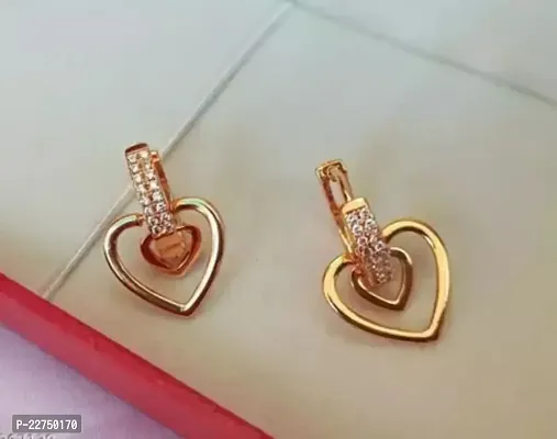 Trendy Metal Earrings For Women-thumb0