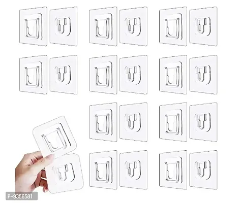 Buy 6 Pcs New Double Sided Adhesive Wall Hooks Utility Hooks, Self Adhesive  Hooks,wall Hooks For Hanging Heavy Duty, Waterproof And Oil-proof, More  Space Online In India At Discounted Prices