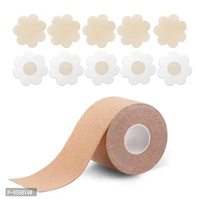 Buy Boob Tape with 10 Nipple Pasties Multipurpose Nipple Tape for