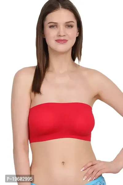 Buy TAJ Hosiery Tube Bra for Women's and Girls Nylon Spandex Non-Padded,  Non-Wired Seamless Bra (28, Pink) Online In India At Discounted Prices