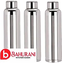 Stainless Steel Combo 3 Water Bottle for college/Fridge/Sports/Gym/Office-thumb1