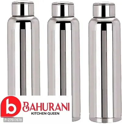 Stainless Steel Combo 3 Water Bottle for college/Fridge/Sports/Gym/Office-thumb2