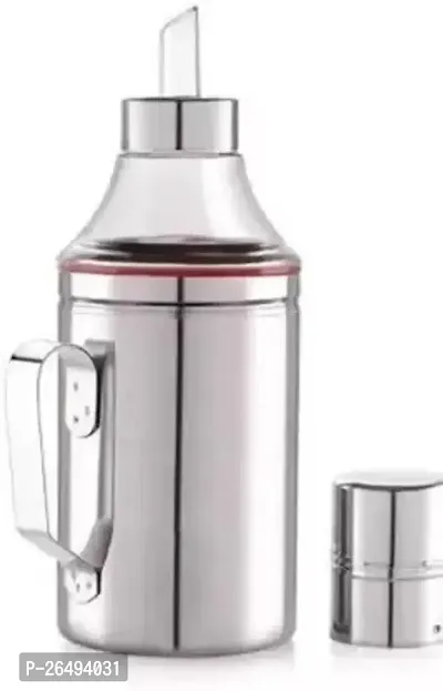 Useful Stainless Steel Oil Dispenser For Kitchen Pack Of 1-thumb0