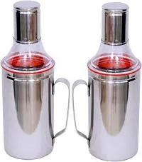 Useful Stainless Steel Oil Dispenser For Kitchen Pack Of 2-thumb2