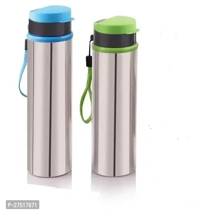 Flip Top Steel Bottle _pack of 2