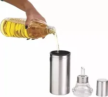 Useful Stainless Steel Oil Dispenser For Kitchen Pack Of 1-thumb2