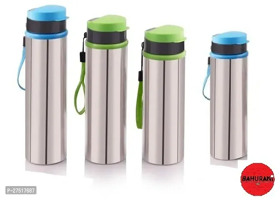 Flip top steel bottle pack of 4