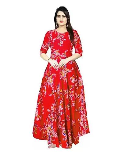 Stylish Rayon Gown For Women