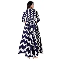 Stylish Rayon Self Design Gown For Women-thumb1