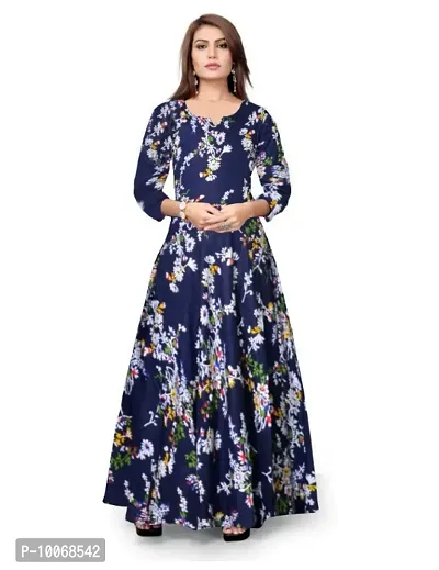 Stylish Rayon Printed Kurta For Women-thumb0