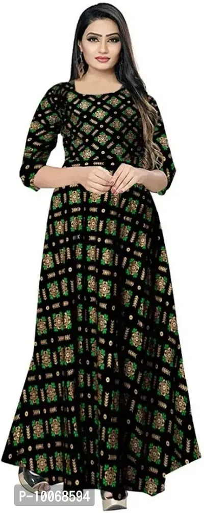 Stylish Rayon Printed Kurta For Women-thumb0