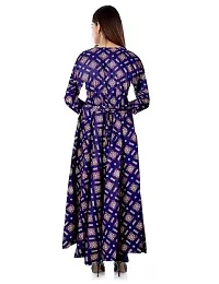 Stylish Rayon Printed Gown For Women-thumb1