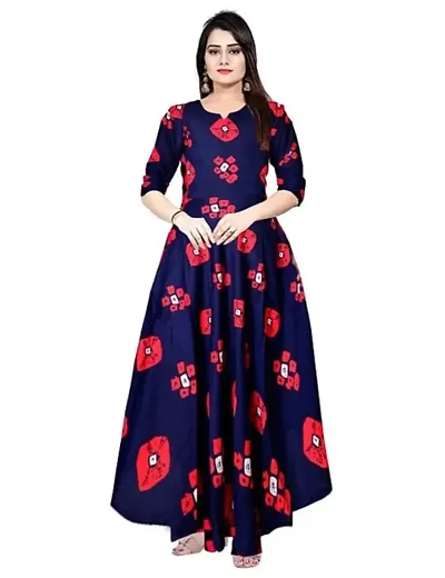 Hot Selling Rayon Ethnic Gowns 