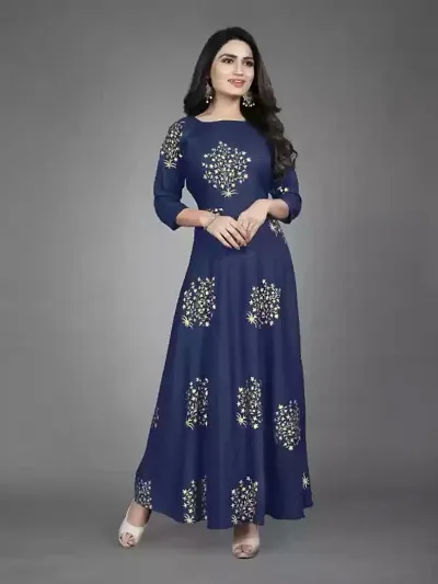 Rayon Gown For Women