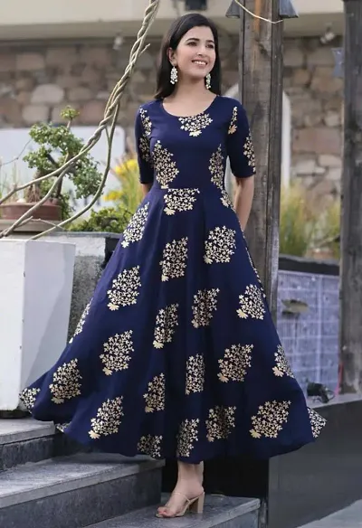 HARI FASHION Women Ethnic Dress Dark Blue, White, Yellow Dress - Buy HARI  FASHION Women Ethnic Dress Dark Blue, White, Yellow Dress Online at Best  Prices in India | Flipkart.com