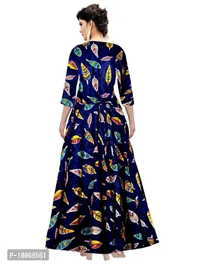 Stylish Rayon Printed Kurta For Women-thumb2