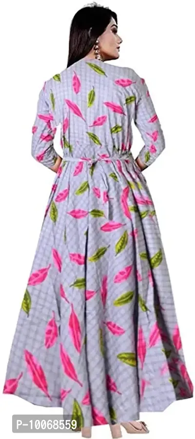 Stylish Rayon Printed Kurta For Women-thumb2