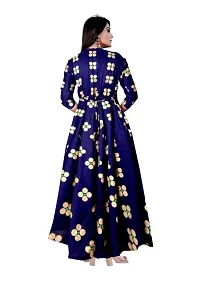 Stylish Rayon Printed Gown For Women-thumb1