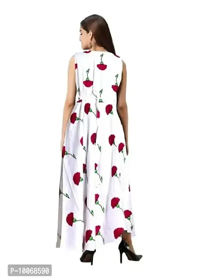 Stylish Rayon Printed Kurta For Women-thumb2