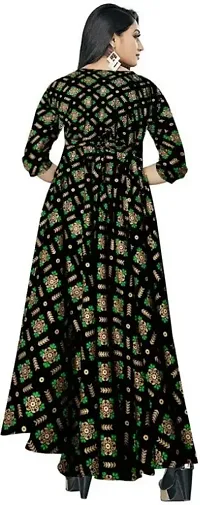 Stylish Fancy Rayon Ethnic Gowns Kurti For Women-thumb1