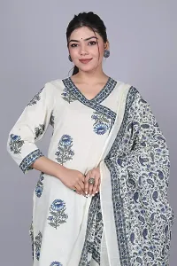 Fancy Cotton Kurta Set For Women-thumb1