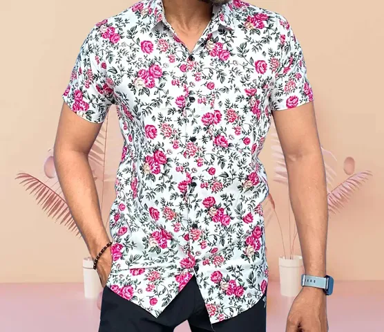 Stylish and Classy Men Rayon Shirt.