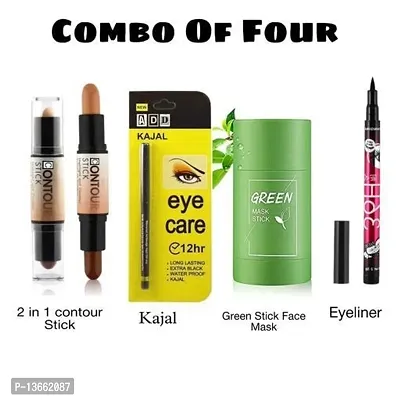 2 IN 1 C | Black Sketch Eyeliner (Pack Of Four)-thumb0