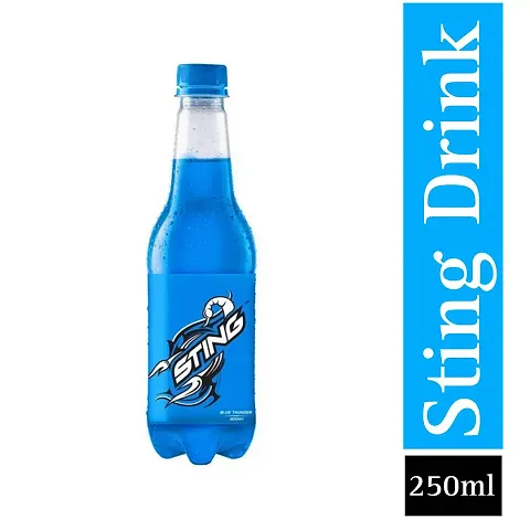 Sting blue current energy drinks 250ml (Pack of 2)