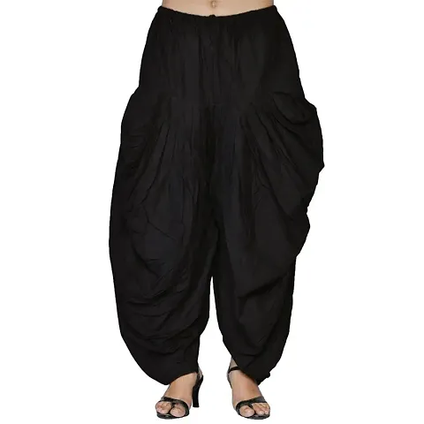 Trendy Solid Patiala Pants For Women's