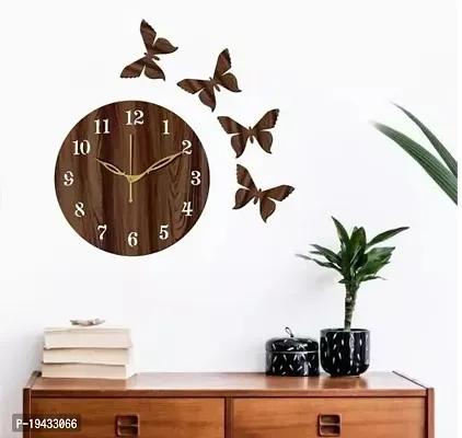 Designer Analog Wood Wall Clock-thumb0