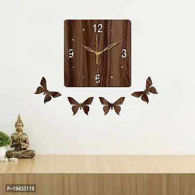 Designer Analog Wood Wall Clock-thumb0