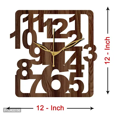 Designer Analog Wood Wall Clock-thumb3