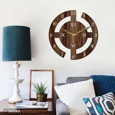 Designer Analog Wood Wall Clock-thumb0