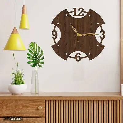 Designer Analog Wood Wall Clock