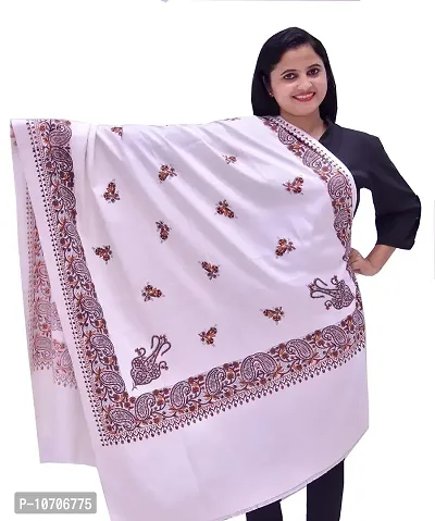 Indian Shawl Women?s Woollen Kashmiri Printed Shawl-thumb0