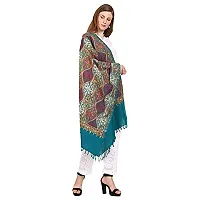 Weavers Villa Wool Women's Shawl (Green)-thumb1