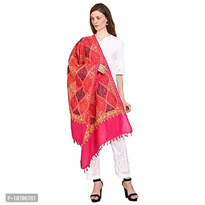 Weavers Villa Wool Women's Shawl (Pink)