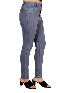 Women Narrow Skinny fit High Rise Ankle length denim jeans-thumb1