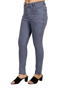 Women Narrow Skinny fit High Rise Ankle length denim jeans-thumb3