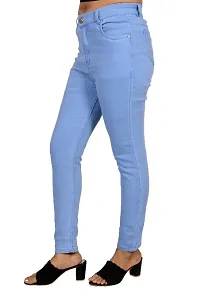 Women Narrow Skinny fit High Rise Ankle length denim jeans-thumb1