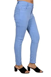 Women Narrow Skinny fit High Rise Ankle length denim jeans-thumb3