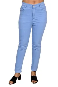 Women Narrow Skinny fit High Rise Ankle length denim jeans-thumb4