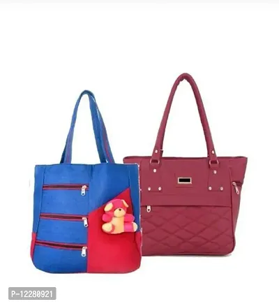 Ladies hand bags for women combo (pack of 2)